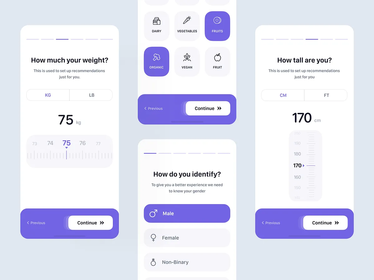 FitLife dashboard screen